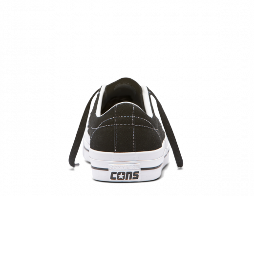 Cons One Star Pro Shoes - Black/White | Precinct Skate Shop