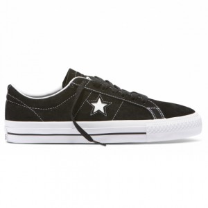 Cons One Star Pro Shoes Black White