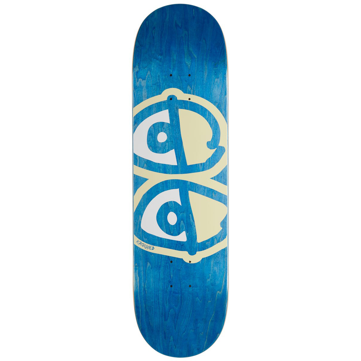 Krooked Skateboards - Team Eyes Deck, Blue | Precinct Skate Shop