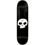 Zero Single Skull 825 Skateboard Deck Black White