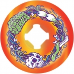 Brains Speedball Orange/Yellow Swirl Wheels