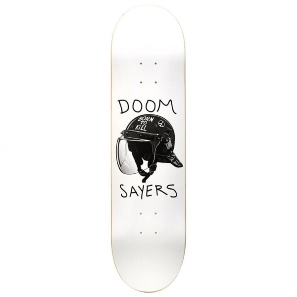 Doom Sayers - Riot Helmet Deck - White