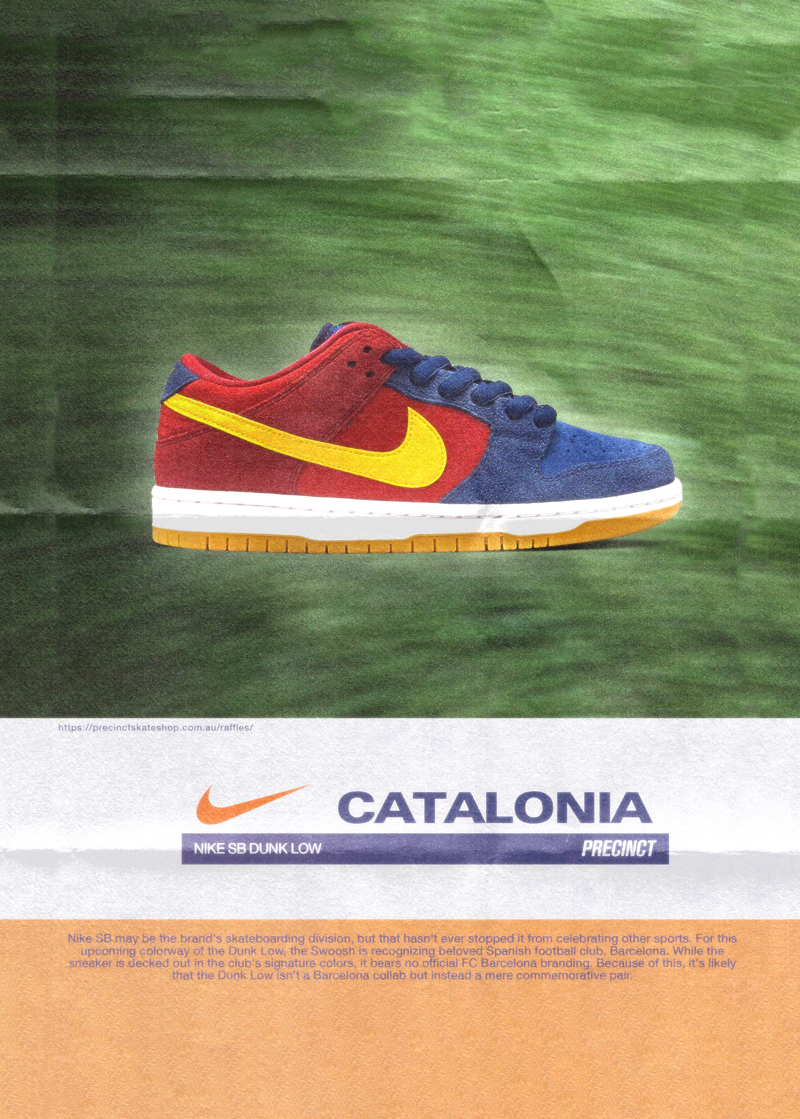 Catalonia Dunk Poster