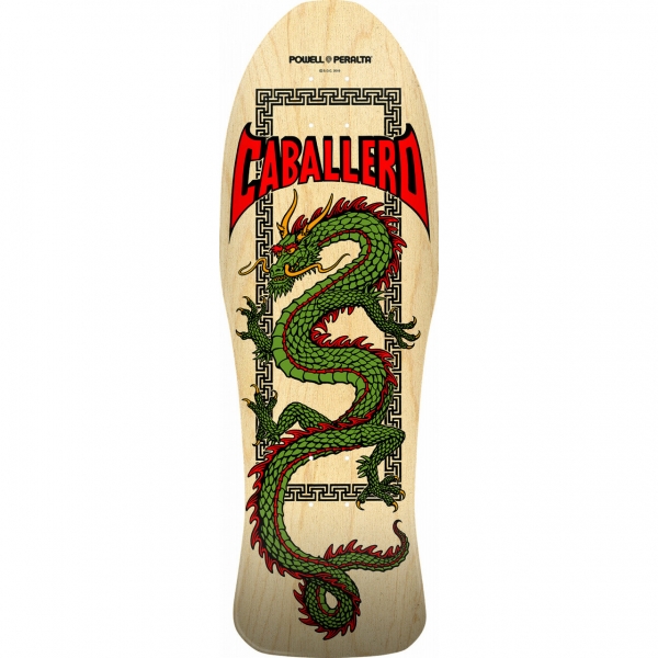 Steve Caballero Chinese Dragon Reissue Deck - Natural/Clear