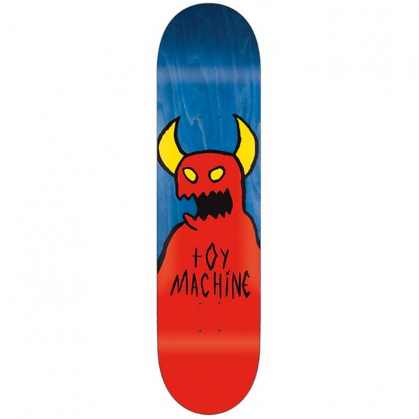 Toy Machine Skateboards Sketchy Monster Blue Stain Skateboard Deck 8 375 P44792 111258 Image