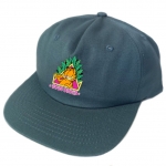 5 panel snap back cap. One size fits all Forrest green