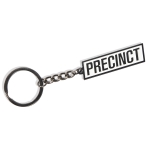 Precinct Black:white Keychain