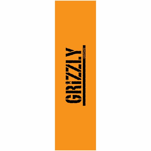 Grizzly Stamp Griptape - Orange/Black