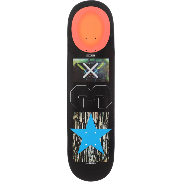 Quasi Skateboards Dallas Man 85 Skateboard Deck Black