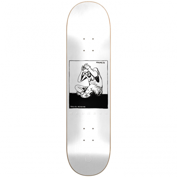 Stressed Popsicle Deck - White