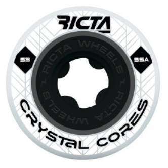 Crystal Core 95a Wheels - Clear Black