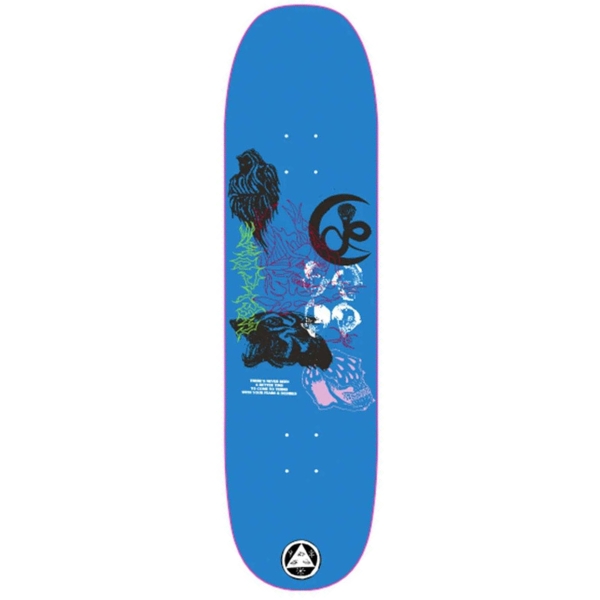 Flash On Moontrimmer 2 0 Blue Skateboard Deck 8 5 P56053 130900 Image