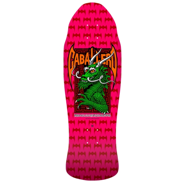 Powell Peralta - Steve Caballero Street Dragon Reissue Deck - Hot Pink