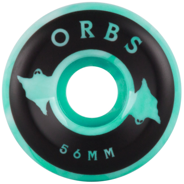 Orbs Specters Swirls Wheels - Teal/White