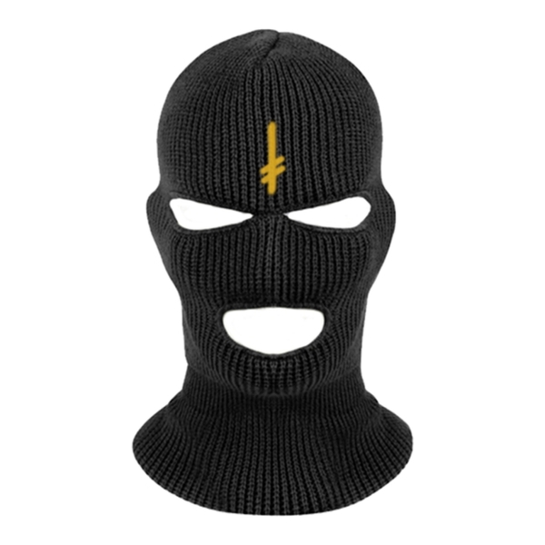 Ski Mask - Black/Gold