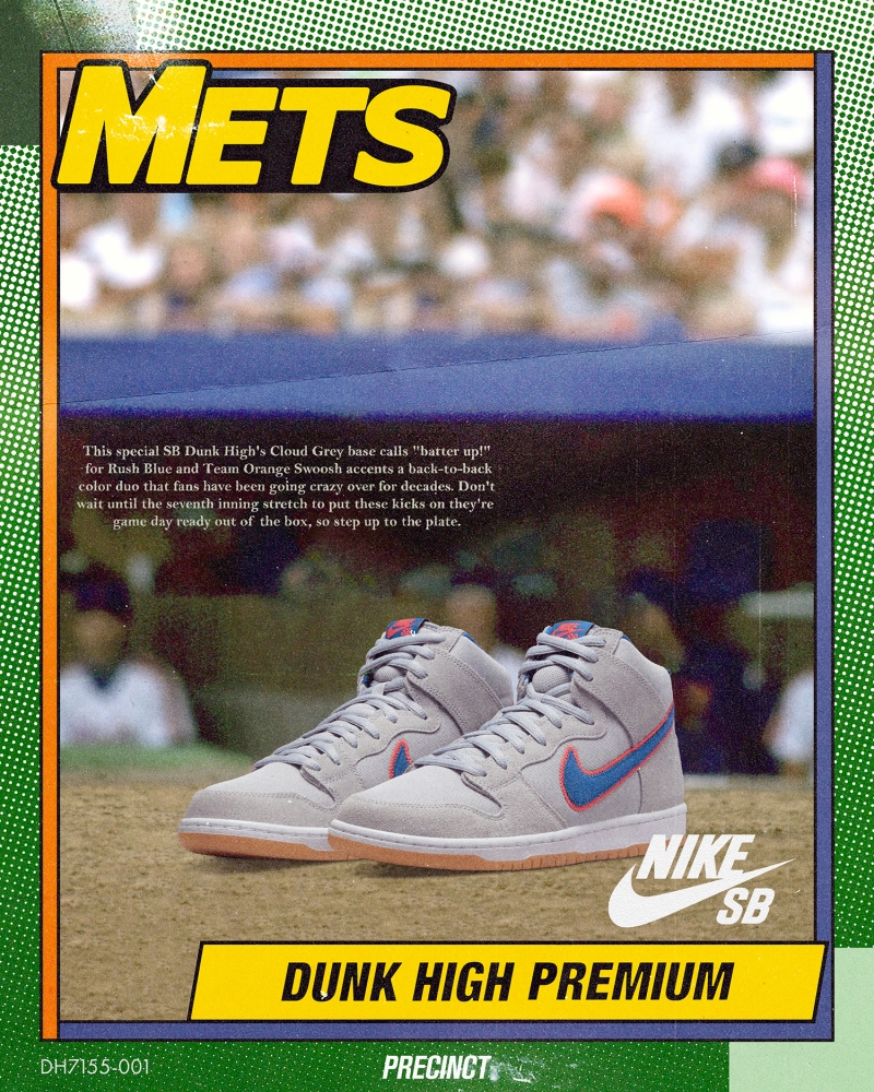 Mets' Nike SB Dunk High PRM - Precinct Skate Shop