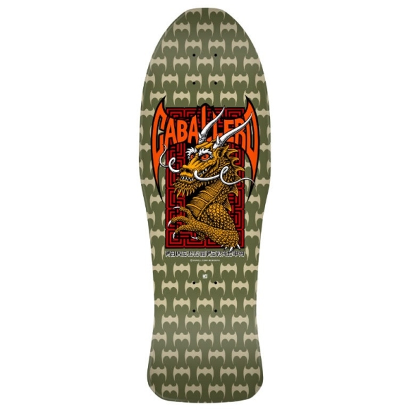 Powell Peralta - Bones Brigade 13th Series Steve Caballero Reissue Deck - Green