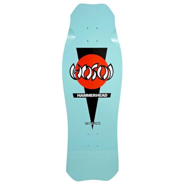 Hosoi Og Hammerhead Turquoise 10.5 Reissue Skateboard Deck