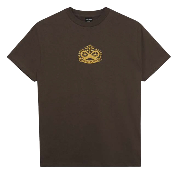 Sterling Embroidery Tee Brown