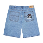 Spinner Denim Shorts - Washed Indigo2