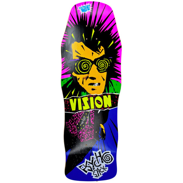 Vision Psycho Stick Modern Blue Reissue Skateboard Deck Grande