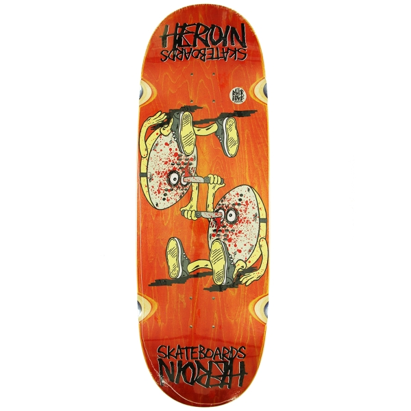 Heroin - Curb Killer 3 Symmetrical Egg Shape Deck