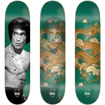 Dgk X Bruce Lee Lenticular Deck Golden Dragon Green