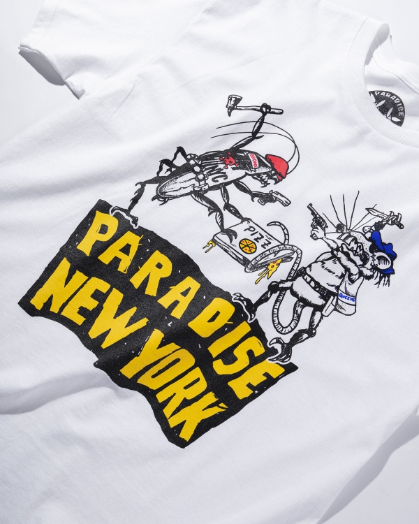 Paradis3 Queens Vs Bronx Tee White