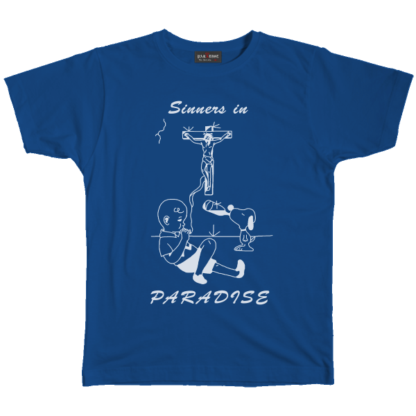 Paradis3 - Sinners Tee - Royal Blue