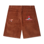 Mushroom Corduroy Shorts Rust 2