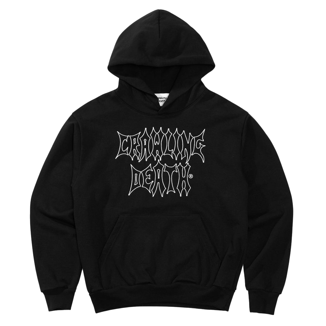 Crawling Death - Metal Outline Hoodie - Black