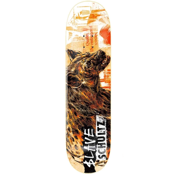 Slave Anthony Schultz Wild Life Skateboard Deck 85 Top And Bottom