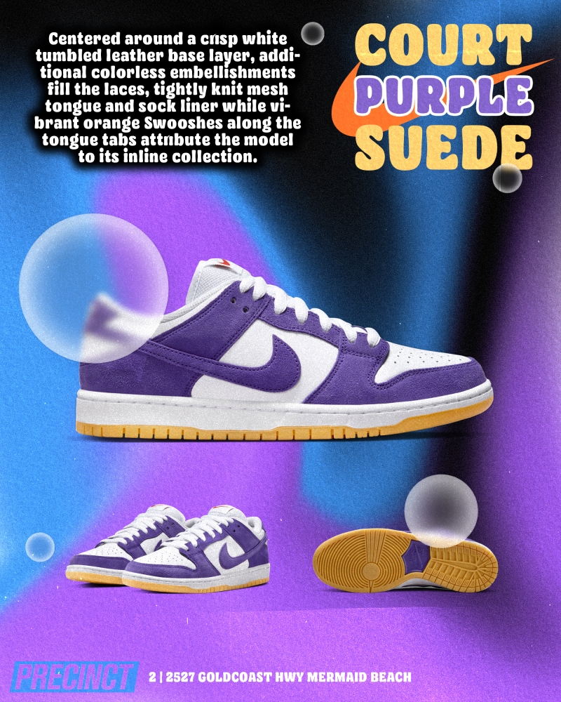 Court Purple Suede Dunk