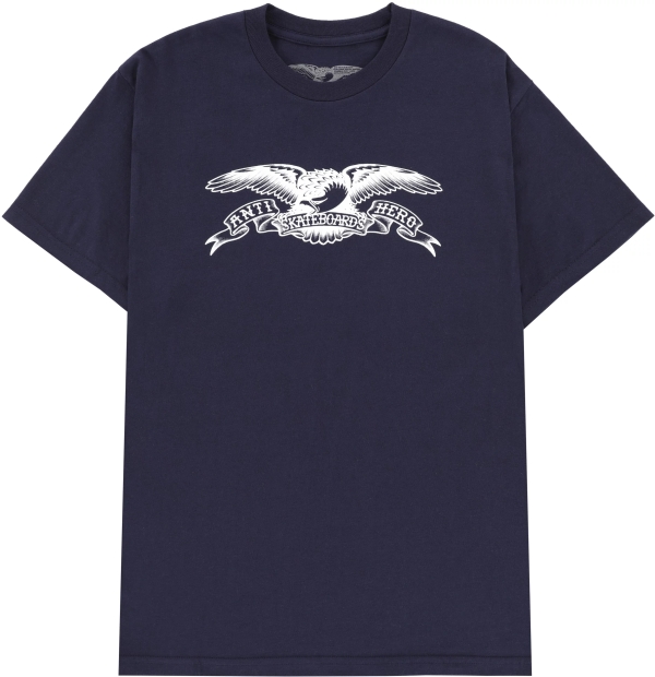 Anti Hero Basic Eagle T Shirt Sport Dark Navy White