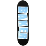 Baker Reynolds Brand Name 825 Skateboard Deck Black Blue Dipped