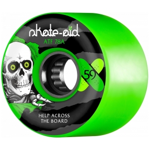 Powell Peralta - Skate Aide Collaboration Wheels - Green