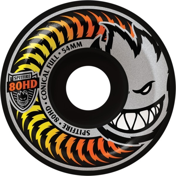 Spitfire - 80HD Fade Black Conical Full Wheels