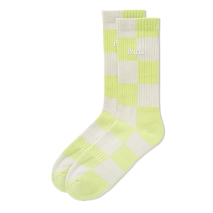 Checkered Socks Lime