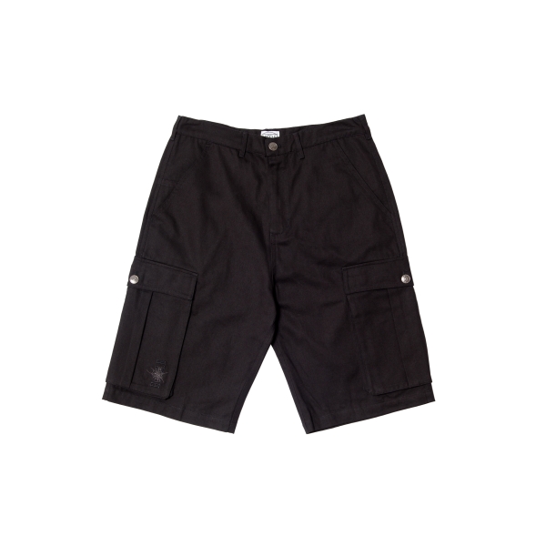 Cargo Short Black Front 2500px